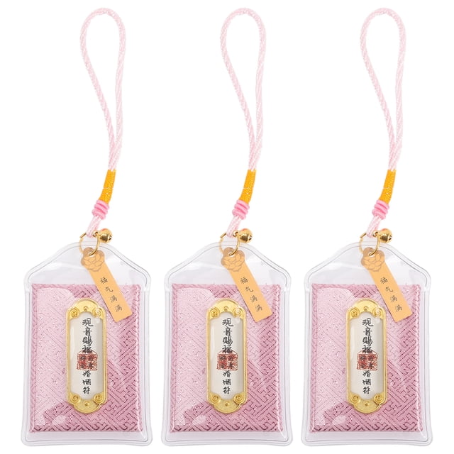 3pcs Japones Luck Amulet Decors Bolsas de amuleto de estilo japonés Bolsas de bendición exquisitas