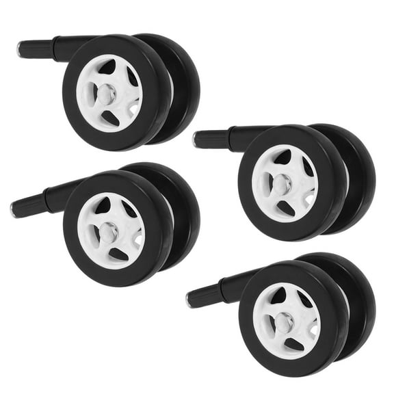 Siliaire 4Pcs Walker Wheel Kit for Quiet Operation and Swivel Function 3.5in