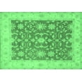 thumbnail image 1 of Ahgly Company Indoor Rectangle Oriental Emerald Green Traditional Area Rugs, 5' x 8', 1 of 4