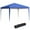 bleu, variante sur Outsunny Abri de Jardin Pliante Escamotable 10 x 10 Pi pour l'Extérieur, Blanc