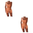 thumbnail image 3 of Wosthever 2 unids/set Jogging ejercicio Fitness mujer chaleco pantalones cortos transpirables Crop Tops pantalones Kit ropa deportiva femenina Type4 NO4, 3 of 6