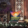 thumbnail image 5 of Colorful Daffodils Fabric Decorative Pillow 14 in x 14 in, 5 of 5