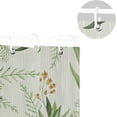 thumbnail image 5 of Coolnut Elegant Leaves Shower Curtain Bathroom Decor Watercolor Shower Curtain Sets Fabric Cloth Bathroom Curtains with Hooks 60x72 Inch, 5 of 6