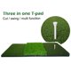 thumbnail image 5 of Sywqhk Alfombrilla de golf 3 en 1 para práctica de entrenamiento, césped, interior y exterior, almohadillas de golf Tri-Turf Sywqhk Alta Calidad, 5 of 8