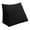 Black, variant on WOWMAX Reading Pillow Bed Wedge Large Adult Backrest Lounge Cushion with Pocket Firm Back Support for Sitting Up in Bed Couch Without arms for GERD Heartburn Velvet for Christmas/Holidays Grey