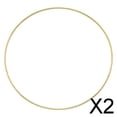 thumbnail image 1 of Juego de 2 aros atrapasueños dorados bohemios 2 piezas, 1 of 8