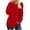 Red a2, variant on UQJfacai Long Sleeve Shirts for Women Ribbed Knit Tunic Tops Side Split Loose Fit Dressy Crewneck Pullover Sweaters Fall Clothes