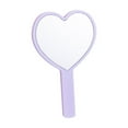 thumbnail image 1 of Xihbxyly Espejo En Forma de Corazón, Elegante Espejo de Maquillaje de Mano, Reflector de Vidrio Transparente, Diseño Práctico con Asa, Rutina de Belleza Diaria, Regalo Ideal para Ella, Perfecto para, 1 of 3