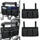 thumbnail image 1 of Bolsa de almacenamiento de ruedas shamjiam Organizador lateral para silla de ruedas Negro, 1 of 9