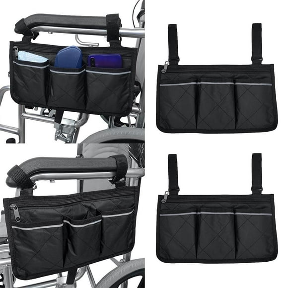 2x Bolsa para Colgar Salvador Silla de Ruedas Organizador Lateral