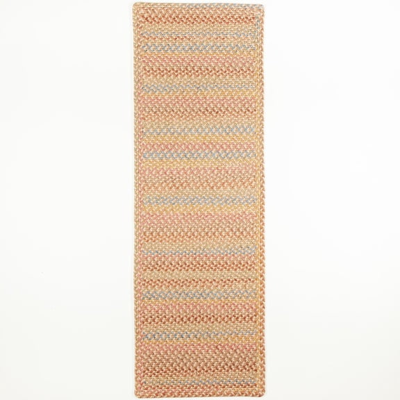 Rhody Rug Woodstock Khaki Multicolor 2X8 Rect-Runner