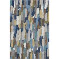 thumbnail image 2 of Addison Rugs Mayfield Premium Machine Washable Transitional Stripes Navy Rectangle Rug, 3' x 5', 2 of 8