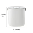 thumbnail image 3 of Yykcavykas Incredible Savings Portable Desk Humidifier 1.2l Cool Mist Humidifier Small Humidifier for Home Bedroom Office Plants Double Head Spraynight Light|Gray-400, 3 of 7