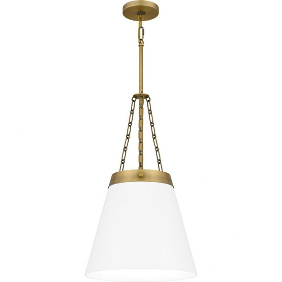 Quoizel Alwyn 1-Light Aged Brass Pendant Light