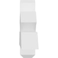 thumbnail image 3 of 60"W x 12 1/2"H x 4"D x 4"F, 5/12 Pitch, Redmond Architectural Grade PVC Gable Bracket, 3 of 8