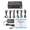 Black - US Plug, variant on MOSKYAUDIO 6-Channel Guitar Pedal Power Supply with Independent Short Circuit Protection, LED Power Indicator, Premium Pedalboard Station for Effects & Devices (EU Plug, Black) 4.1x2x1.3in / 10x5cm