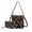 Black Cat Daisy Flower, variant on ZUXONGSY Christmas Reindeer Snowflake Print Top-Handle Handbags with Fashion Cosmetic Bags and Lip Balm Holder for Women Shoulder Bag Set with Travel Toiletry Bag Lipstick Holder