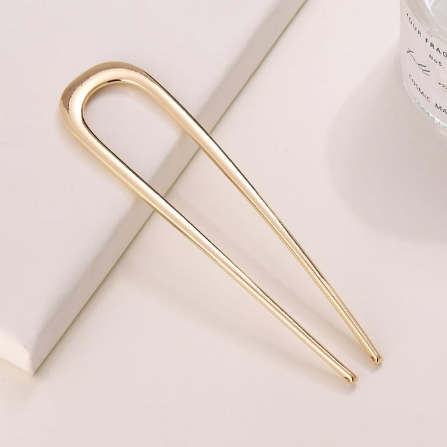Xihbxyly Elegante Juego de Horquillas, Horquilla de Doble Punta, Horquillas Francesas, Elegante Diseño de Aleación, Estilo Versátil, Looks de Salón, Elegancia para El Día a Día, Accesorios para Bodas