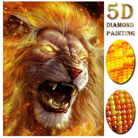 5D Diy Diamant Peinture Point De Croix Pompiers Image De Strass Plein