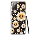 thumbnail image 1 of MUNDAZE Samsung Galaxy Note 20 Cute Smiley Face White Daisies Double Layer Phone Case Cover, 1 of 6