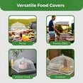 thumbnail image 2 of NAMZI (6 Pack) Large and Tall 17x17 Pop-Up Mesh Food Covers Tent Umbrella for Outdoors, Screen Tents, Parties Picnics, BBQs, Reusable and Collapsible, 2 of 5