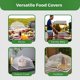 thumbnail image 2 of Nvzi (Paquete de 6) Carpas de malla emergentes grandes y altas de 17 x 17 para alimentos, carpas con mosquiteros, fiestas, picnics, barbacoas, reutilizables y plegables, 2 of 5
