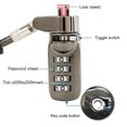 thumbnail image 3 of Cable Lock,Laptop Lock Cable Lock Laptop Lock Digit Password Lock Meticulously Designed, 3 of 14