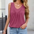 thumbnail image 6 of SwiftWear 2Pcs V-Neck Long Tank Tops for Women Loose Fit Cute Summer Tops Soft Casual Sleeveless Beach Vacation Cami, 6 of 7