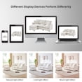 thumbnail image 6 of 84*57" Modern Modular Sofa, 4 Seat Chenille Sectional Couch Set with 2 Pillows Included, Freely Combinable Indoor Funiture for Living Room, Apartment, Office, White, 6 of 6