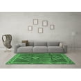 thumbnail image 3 of Ahgly Company Indoor Round Persian Emerald Green Traditional Area Rugs, 5' Round, 3 of 4