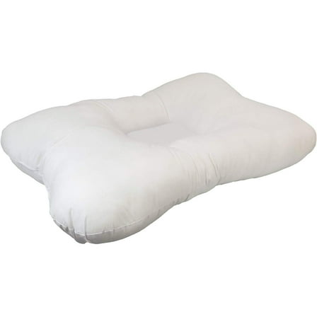 Roscoe Cervical Pillow and Neck Pillow For Sleeping - Indented Contour Pillow for Sleeping on Back or Side - 16" x 23", Firm
