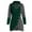 Green, variant on Sanbonepd Womens Sweaters O-Neck Long Sleeve Solid Botton Pachwork Winter Coat Asymmetric Tops Sweater