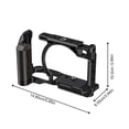 thumbnail image 3 of Aluminum Alloy & Wooden Camera Cage Kit for Nikon Z R Mirrorless, Full Body Protective Frame with Quick-Release Plate, Ergonomic Grip, Versatile Expansion Mounts for Filmmaking & Vlogging, 3 of 8