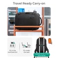 thumbnail image 2 of BAGSMART Travel Backpack Carry on Flight Approved, 28L Lightweight Backpack Fits 17.3 Inch Laptop for Men Women, Water Resistant Personal Item Travel Bag with USB Charging Port, Black, 2 of 7