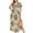 Yellow, variant on Jophufed Womens Plus Size Summer Dresses 2025 Party Boho Print Maxi Long Dress V-Neck Short Sleeve Dresses for Wedding Guest