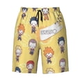 thumbnail image 3 of Haikyuu Cartoon Men's Beach Shorts Swim Trunks Casual Quick Dry Board Shorts Swimwear Pants with Mesh Lined and Pockets, 3 of 8