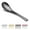 2.Black, variant on ReaNea Soup Spoons 6 Pieces, Stainless Steel Asian Soup Spoon Set