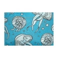 thumbnail image 3 of Wrapables Large Foldable Tote Nylon Reusable Grocery Bags, Jellyfish, 3 of 6
