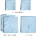 thumbnail image 2 of Split King Sheets for Adjustable Beds - Split King Adjustable Bed for Adjustable Mattress - Split King Sheet Sets for Adjustable Beds Deep Pocket - Deep Pocket Split King Sheets - Adjustable Sheets, 2 of 5