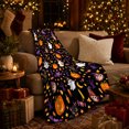 thumbnail image 3 of Cute autumn celebration Characters Kawaii-Inspired Cartoon, Warm Flannel Blanket for Living Room and Reading Nook, Festive autumn celebration Scene, Animal Lovers autumn celebration Gift, 3 of 9