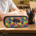 thumbnail image 6 of DISNIMO Girls Backpack, Dachshund Floral Print Kids School Backpack with Insulated Lunch Box Set, 17 Inch Large Schoolbag Set with Pencil Case, 6 of 7