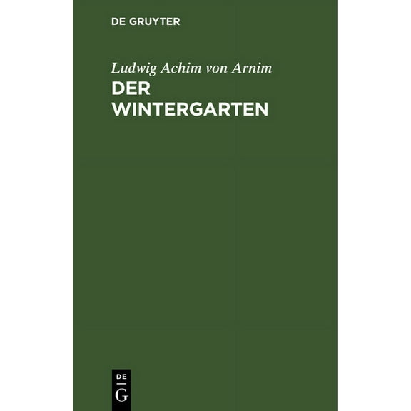 Der Wintergarten: Novellen, (Hardcover)
