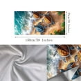 thumbnail image 3 of purcolt Beach Towel for Adults & Kids, Extra Large Quick Dry Absorbent Microfiber Oversized Lightweight Thin Towels for Vacation Beach Pool Swimming, 30"x60", 3 of 9