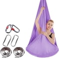 thumbnail image 1 of Aerial Silks - Premium Aerial Yoga Antigravity Yoga, Inversion Exercises, Improved Flexibility Core Strength, 1 of 3