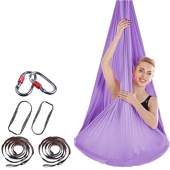 Aerial Yoga Hammock Premium Aerial Silk Fabric Yoga Swing for Antigravity Yoga Inversion