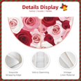 thumbnail image 5 of Bingfone Christmas Tree Skirt Mat Christmas Decoration Interior 30"-Rose, 5 of 8