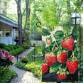 thumbnail image 4 of Heduofu Garden Flag Watercolor Fruit Leaves Home Flags Double-Sided Welcome Yard Flag Outdoor Decor White, 4 of 6
