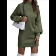 thumbnail image 3 of Suéteres Tipo Cárdigan para Mujer, Abiertos Al Frente, para Otoño e Invierno, de Larga, Holgados, Informales, para Abrigo. Verde XL, 3 of 10