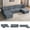 Dark Gray, variant on Puremind Modular Sectional Sofa with Movable Ottoman, Convertible U Shaped Couch, Linen 6 Seater Free Combination Sleeper Sofa for Living Room, Dark Gray