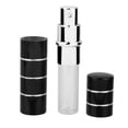 thumbnail image 4 of Botella de perfume recargable para después del afeitado ml, bomba vacía, contenedor de rociador, negro shamjiam Pulverizador vacío para bolso, 4 of 8